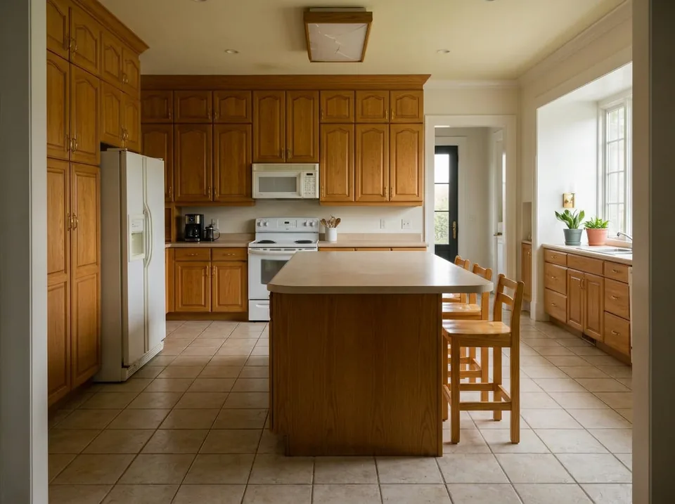 Greenwich, CT kitchen or bath before Northeast Surfaces remodeled the surfaces